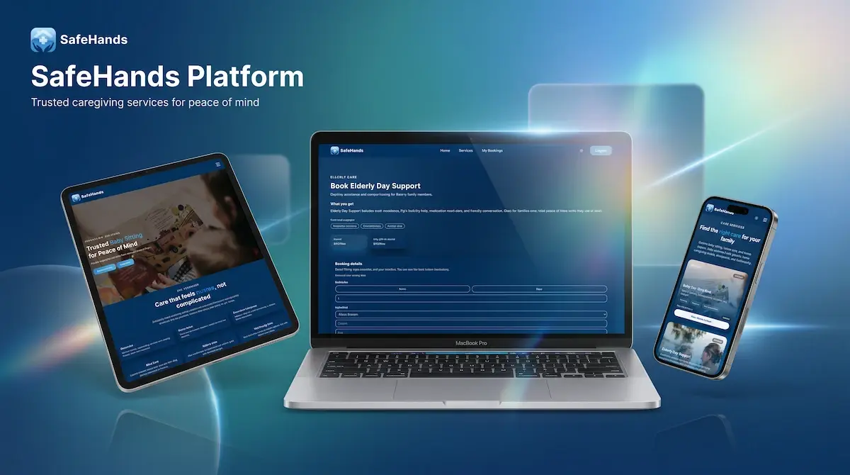 SafeHands — Caregiving Service Booking Platform